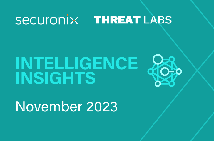 Securonix Threat Labs Monthly Intelligence Insights – October 2023 -  Securonix