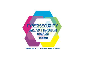 CyberSecurity Breakthrough Awards- SIEM Solution of the Year 2020