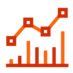 line graph and bar graph