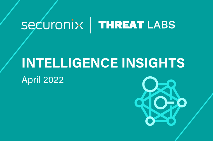 Securonix Threat Labs Monthly Intelligence Insights - April - Securonix