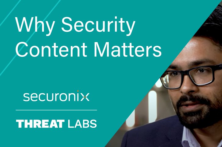 Why Security Content Matters