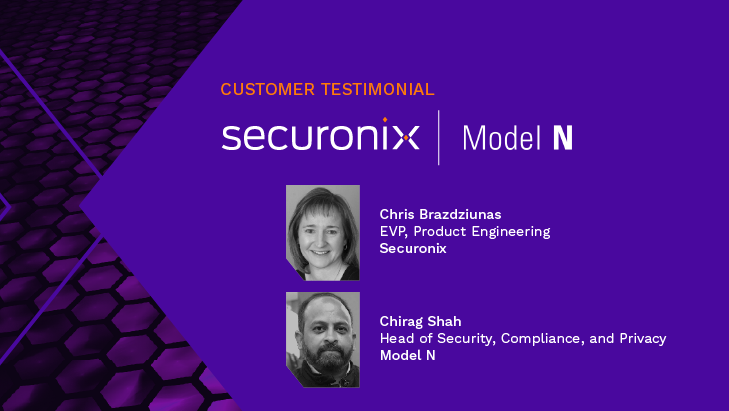 Securonix Customer Testimonial with Chirag Shah of Model N