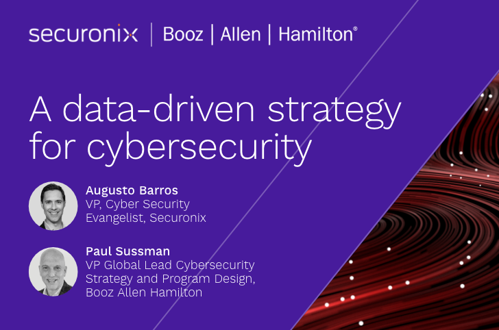 A data-driven strategy for cybersecurity
