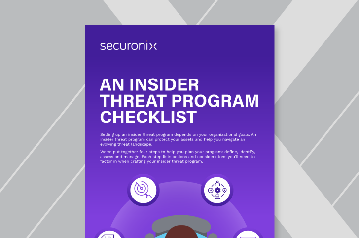 An Insider Threat Program Checklist
