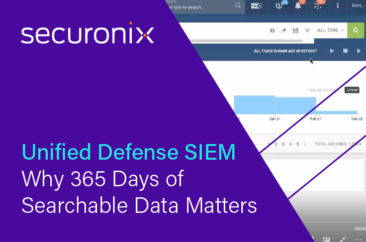 securonix e-banner for unified defense SIEM