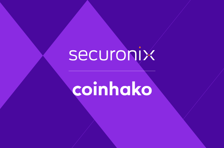 securonix and coinhako logos