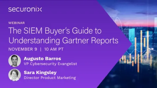 The SIEM Buyer's Guide to Understanding Gartner Reports Securonix