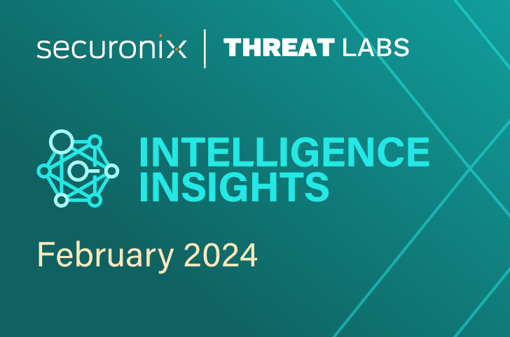 Securonix Threat Labs Monthly Intelligence Insights – February 2024