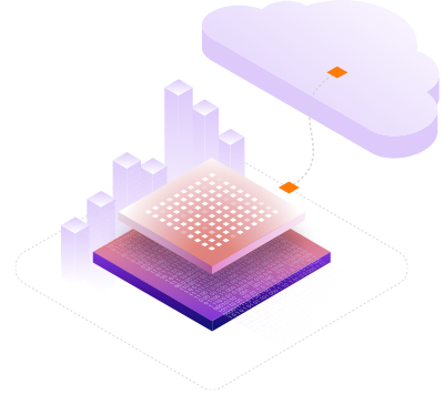 Different types of 3D graphs with binary code and a cloud