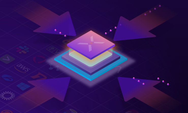 3D illustration of SIEM upgrade chip