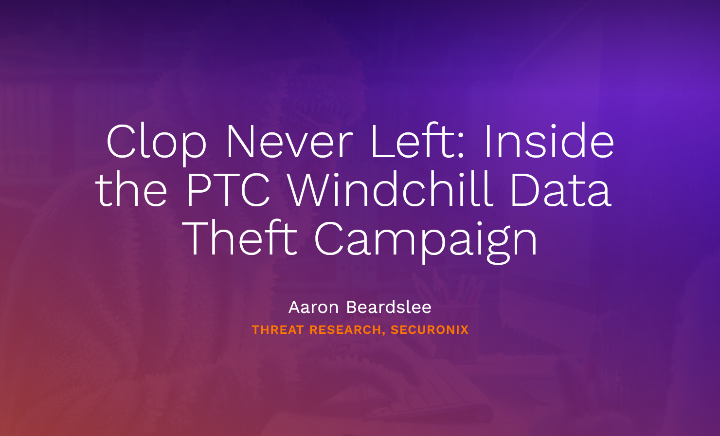 Clop PTC Windchill Data Theft